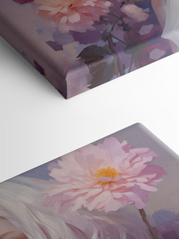 Femme aux cheveux et aux fleurs roses Femme aux cheveux et aux fleurs roses