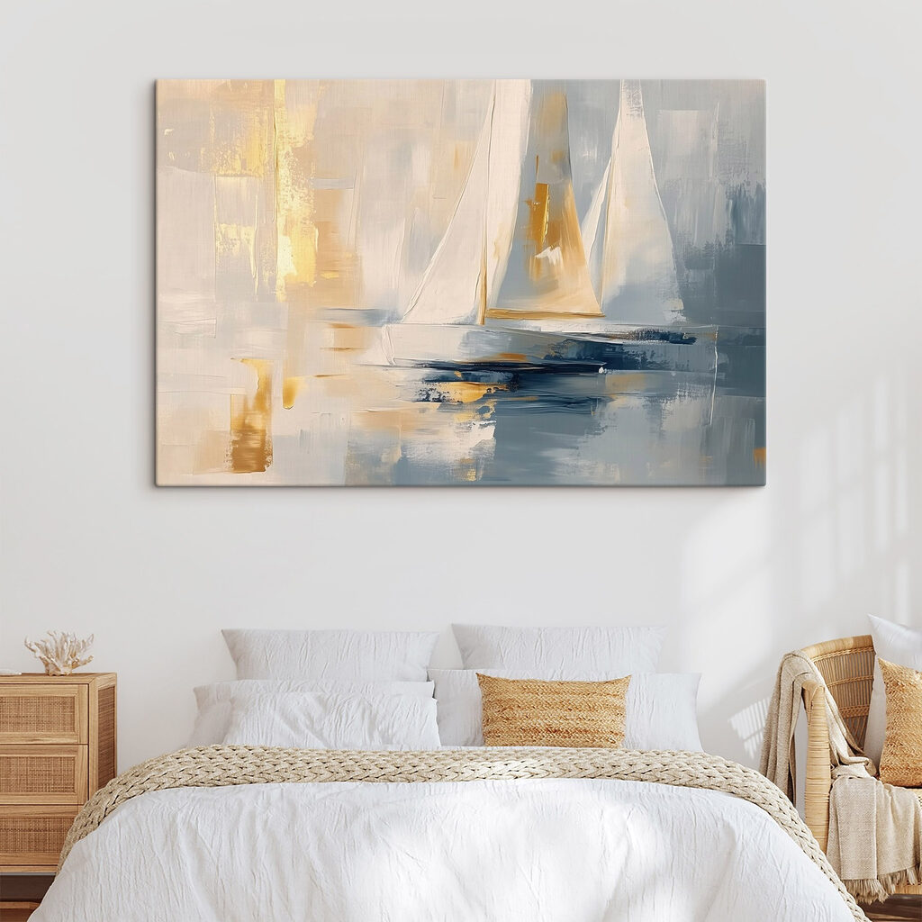 Painting of a sailboat Painting of a sailboat