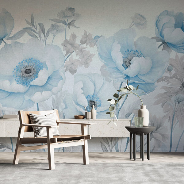 Peinture de fleurs sur fond blanc Peinture de fleurs sur fond blanc