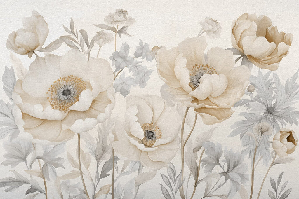 Fleurs délicates dans des teintes douces. Fleurs délicates dans des teintes douces.