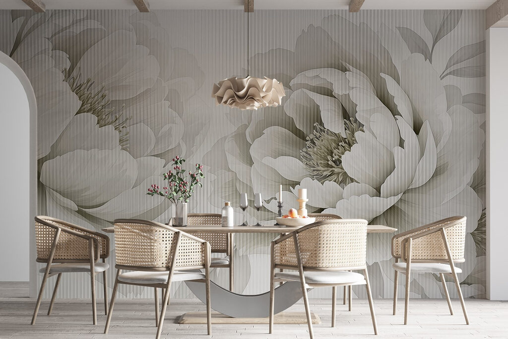 Serene floral design for elegance