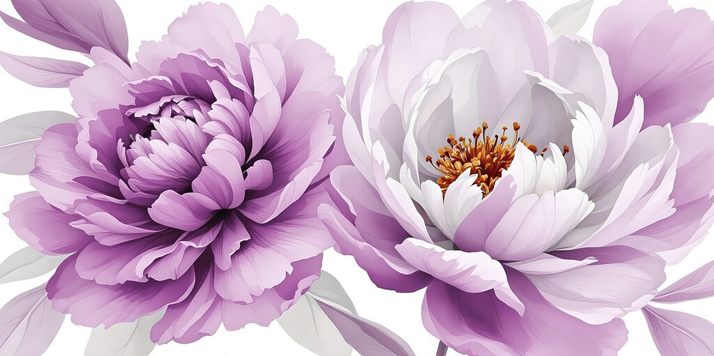 De belles fleurs aux couleurs douces De belles fleurs aux couleurs douces