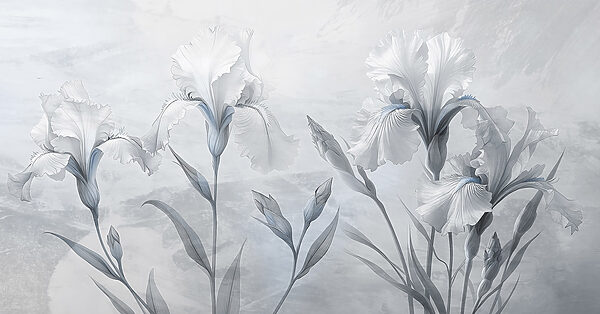 Delicate blooms in soft hues