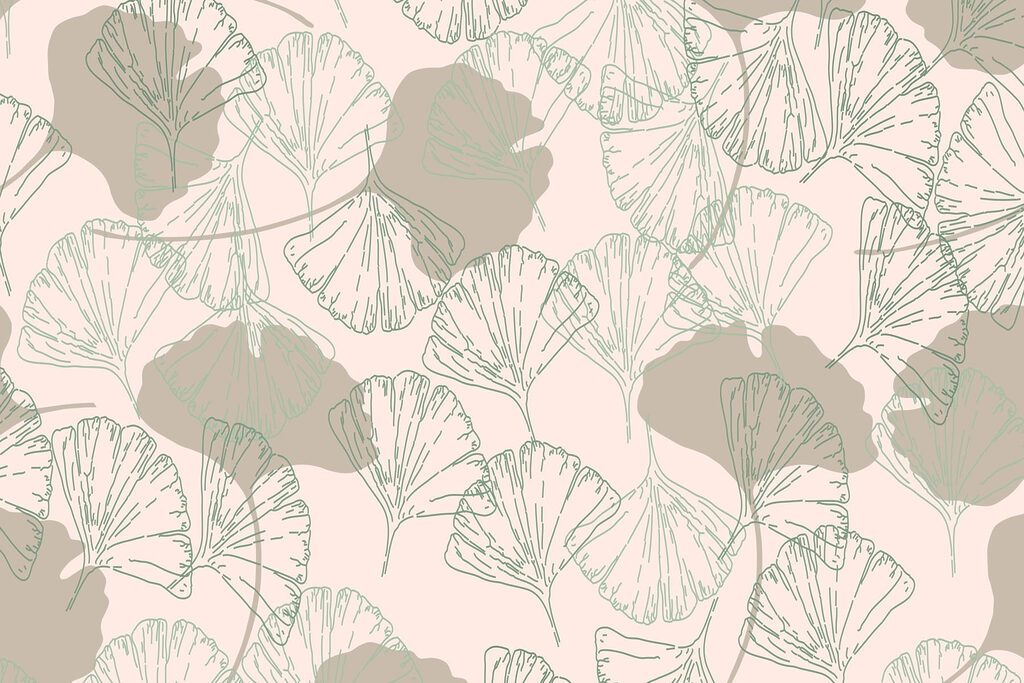 Motif de feuilles sur fond clair Motif de feuilles sur fond clair