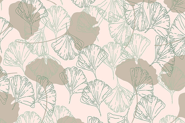 Motif de feuilles sur fond clair Motif de feuilles sur fond clair