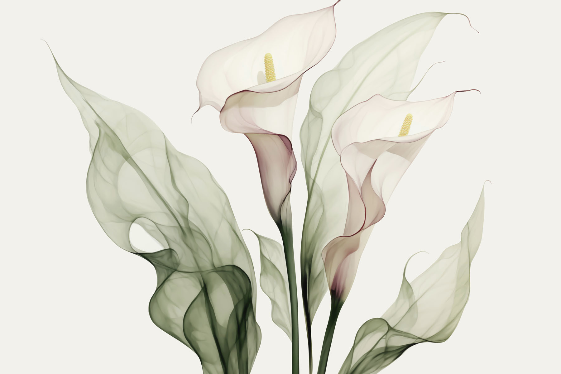 Delicate flowers in soft hues Delicate flowers in soft hues