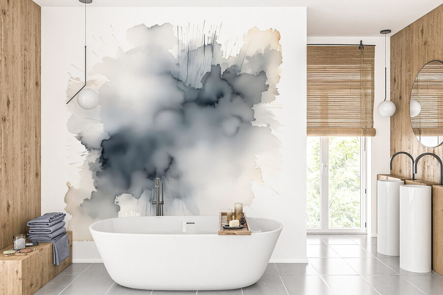 Nuage noir et blanc Nuage noir et blanc