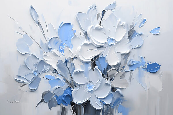 Peinture de fleurs dans un vase Peinture de fleurs dans un vase