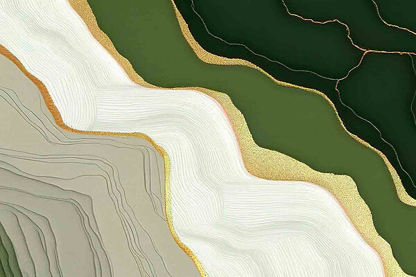 Des motifs fluides dans des tons terreux Des motifs fluides dans des tons terreux