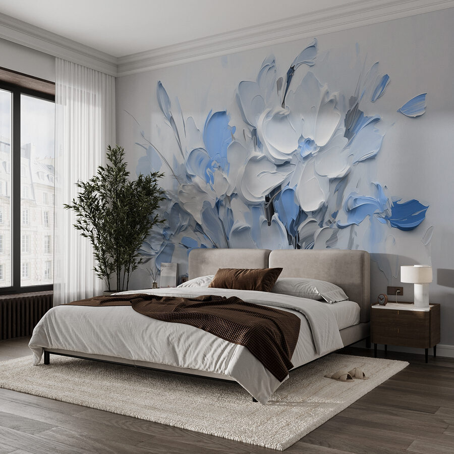 Peinture de fleurs dans un vase