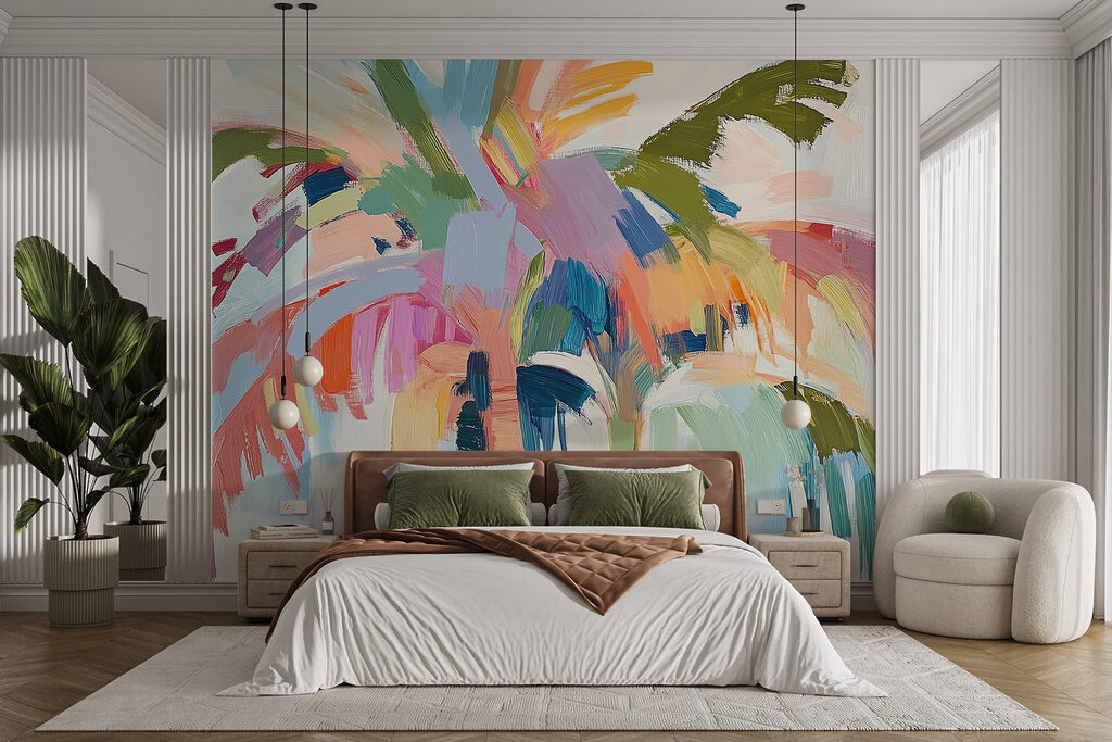 Painting of a palm tree