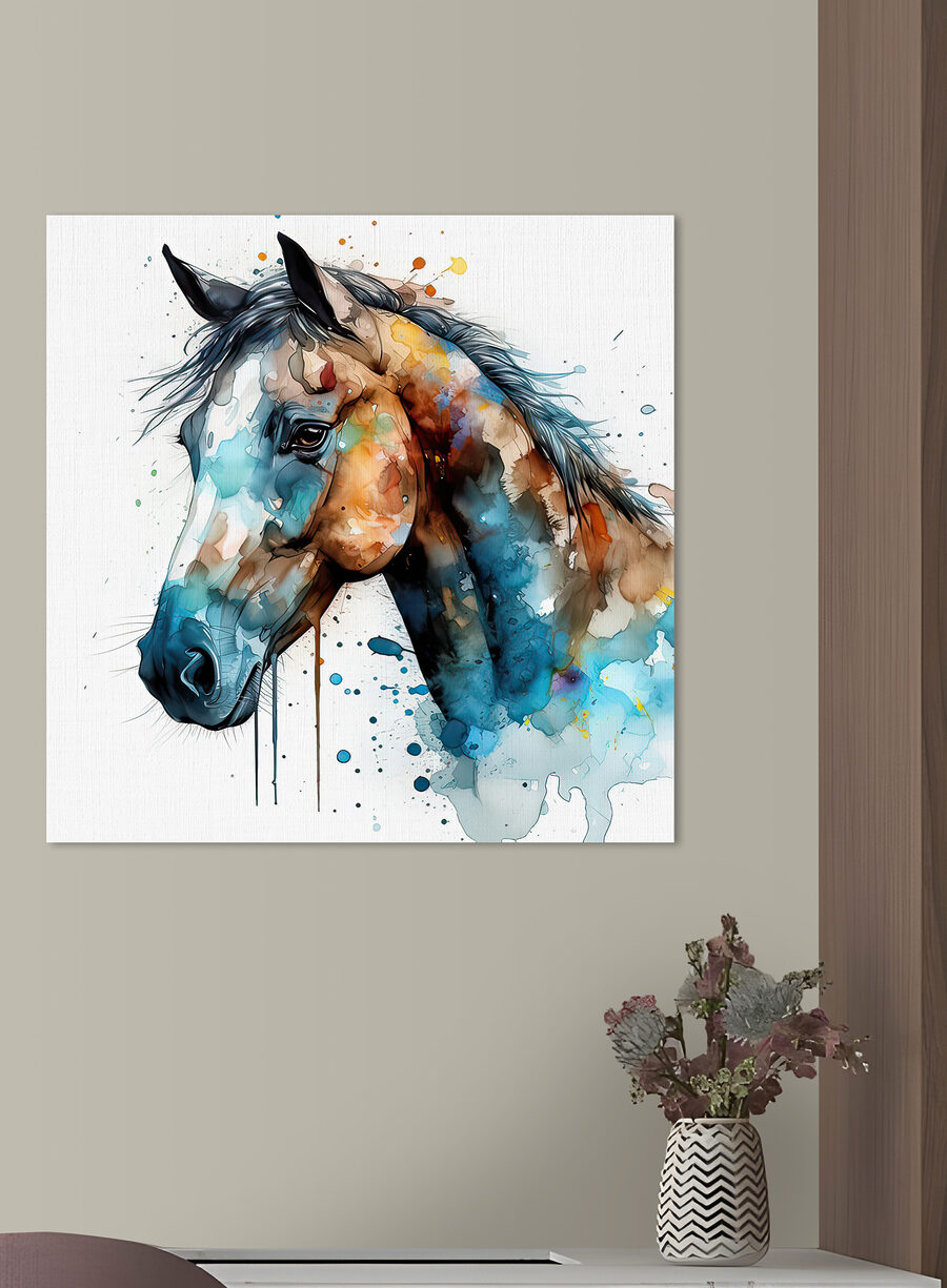 Peinture d'un cheval Peinture d'un cheval
