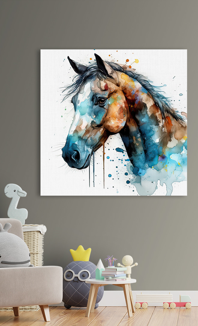 Peinture d'un cheval Peinture d'un cheval