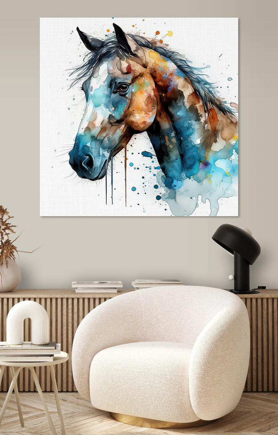 Peinture d'un cheval Peinture d'un cheval