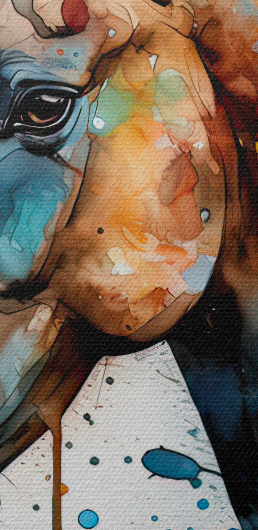 Peinture d'un cheval Peinture d'un cheval