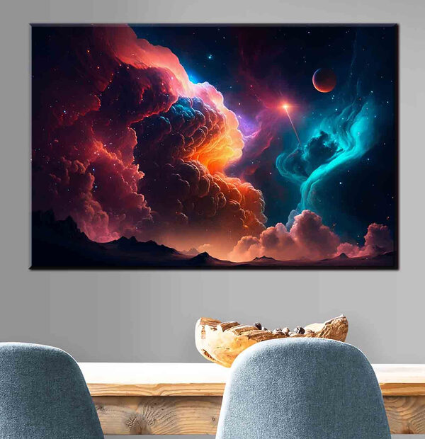 Nuages et étoiles colorés Nuages et étoiles colorés