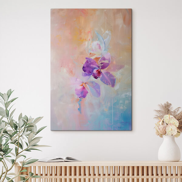 Peinture de fleurs violettes Peinture de fleurs violettes