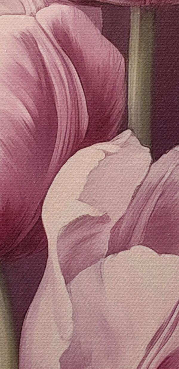 Peinture de tulipes roses Peinture de tulipes roses