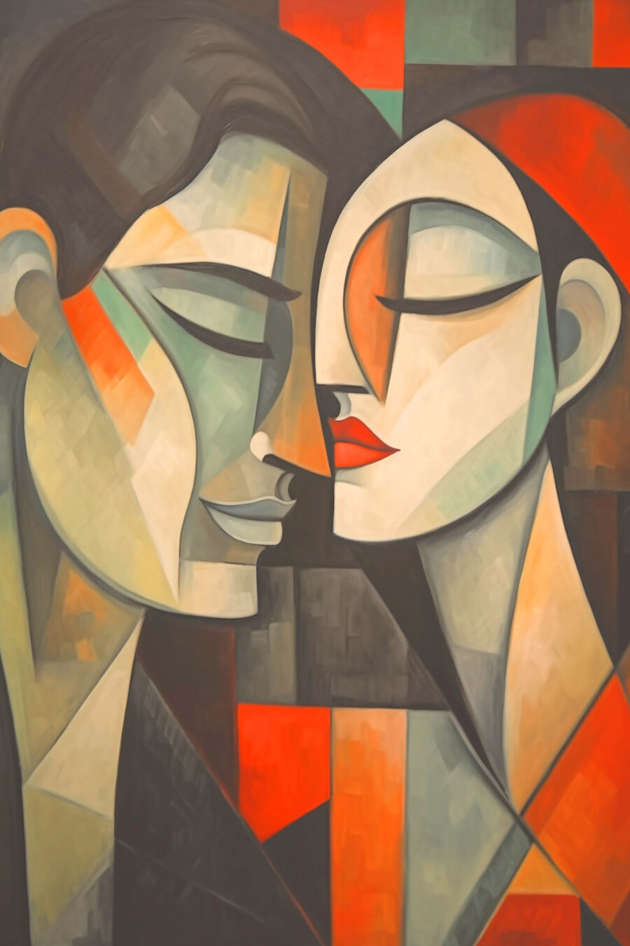 Canvas prints Painting of two women