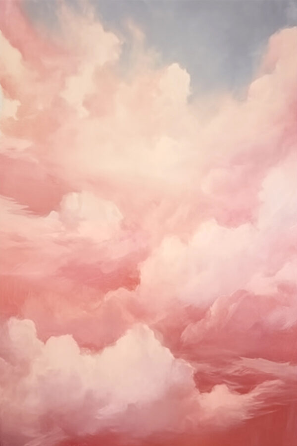 Canvas prints Pink clouds in the sky Canvas prints Pink clouds in the sky