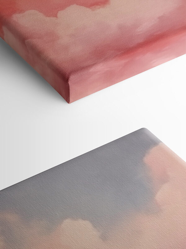 Canvas prints Pink clouds in the sky Canvas prints Pink clouds in the sky