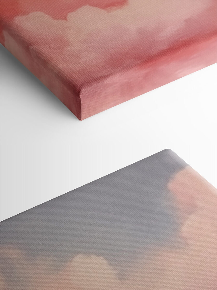Canvas prints Pink clouds in the sky Canvas prints Pink clouds in the sky