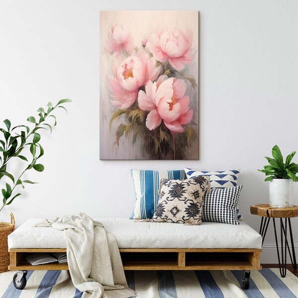 Peinture de fleurs roses Peinture de fleurs roses