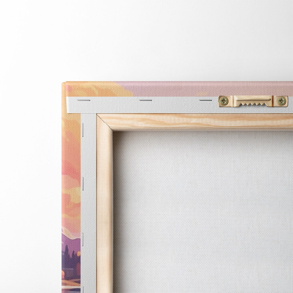 Pink flowers next to a lake