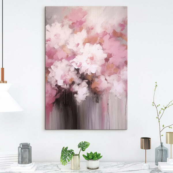 Peinture de fleurs roses Peinture de fleurs roses