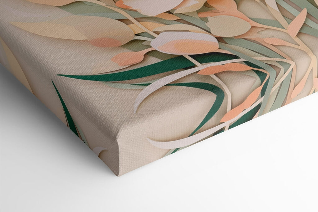 Paper cut out of flowers