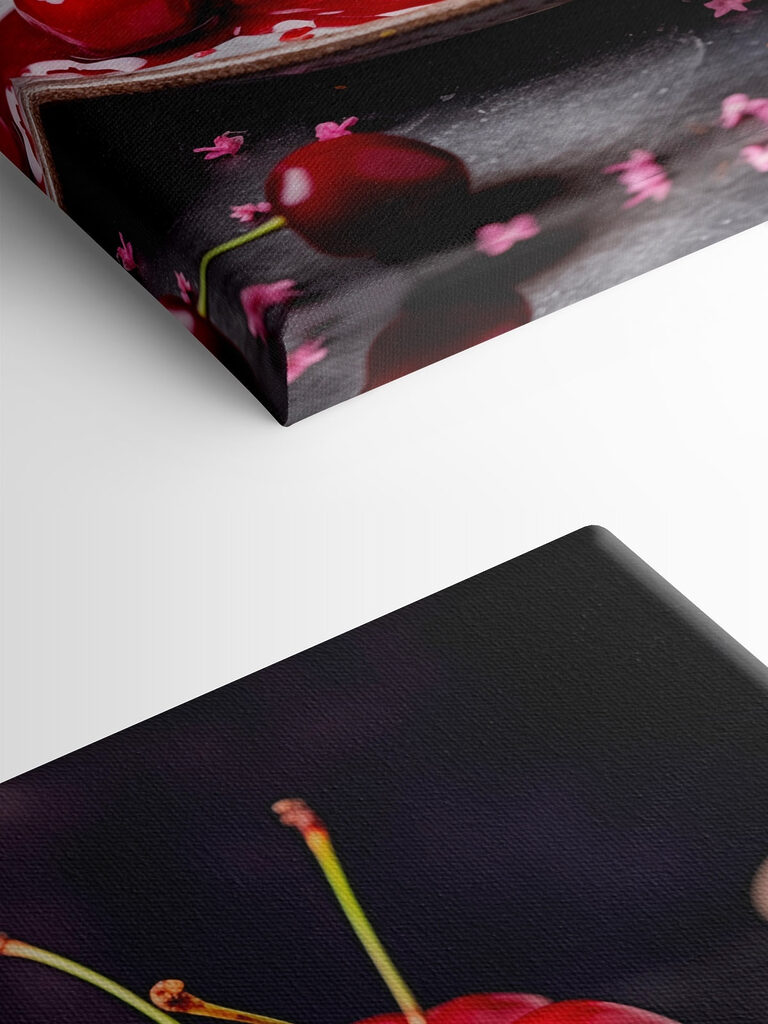 Stack of pancakes with cherry syrup on top Stack of pancakes with cherry syrup on top