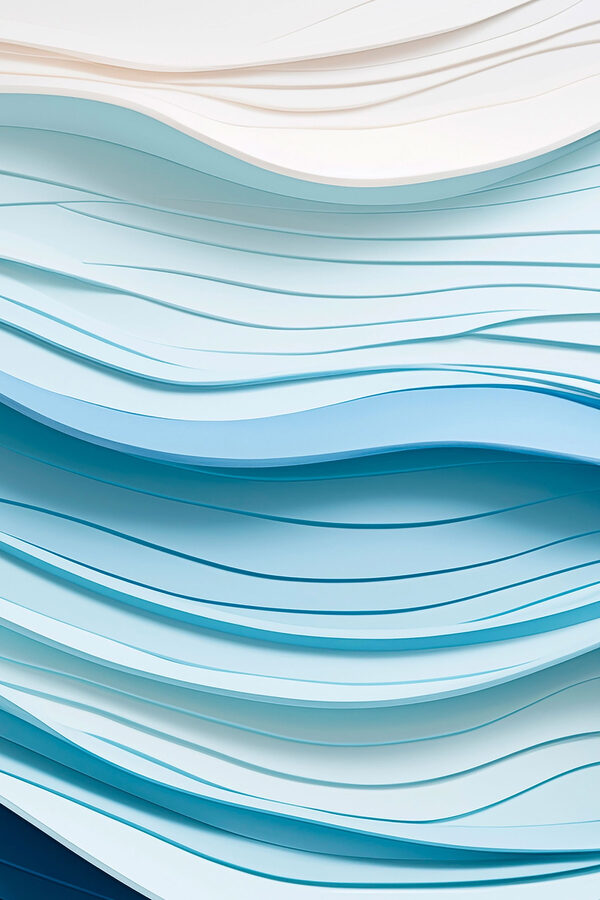 Lignes ondulées bleues et blanches Lignes ondulées bleues et blanches