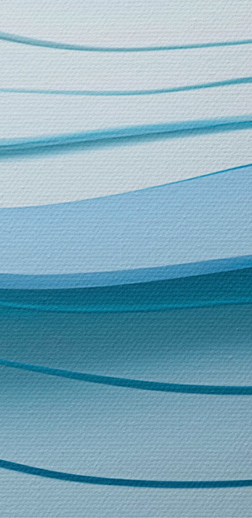 Lignes ondulées bleues et blanches