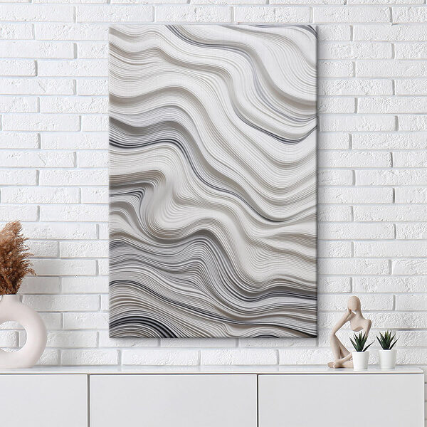 Lignes ondulées blanches et noires Lignes ondulées blanches et noires