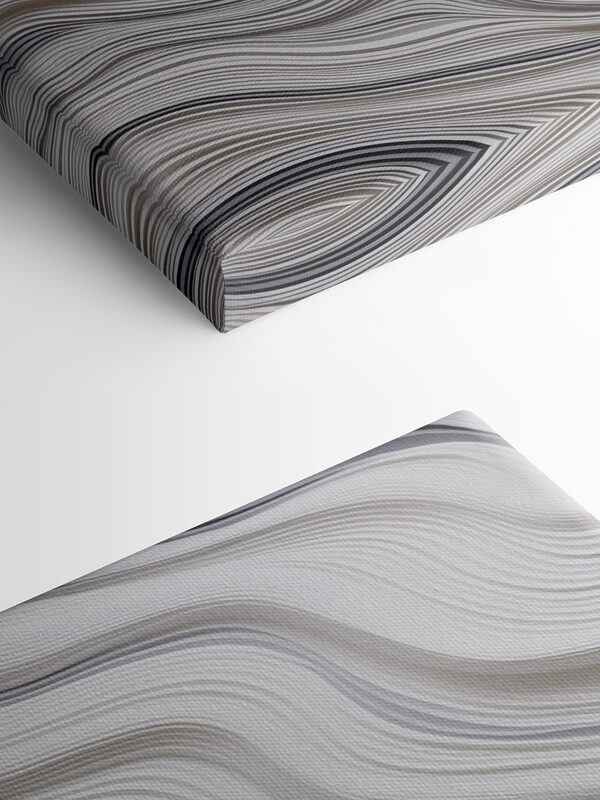 Lignes ondulées blanches et noires Lignes ondulées blanches et noires