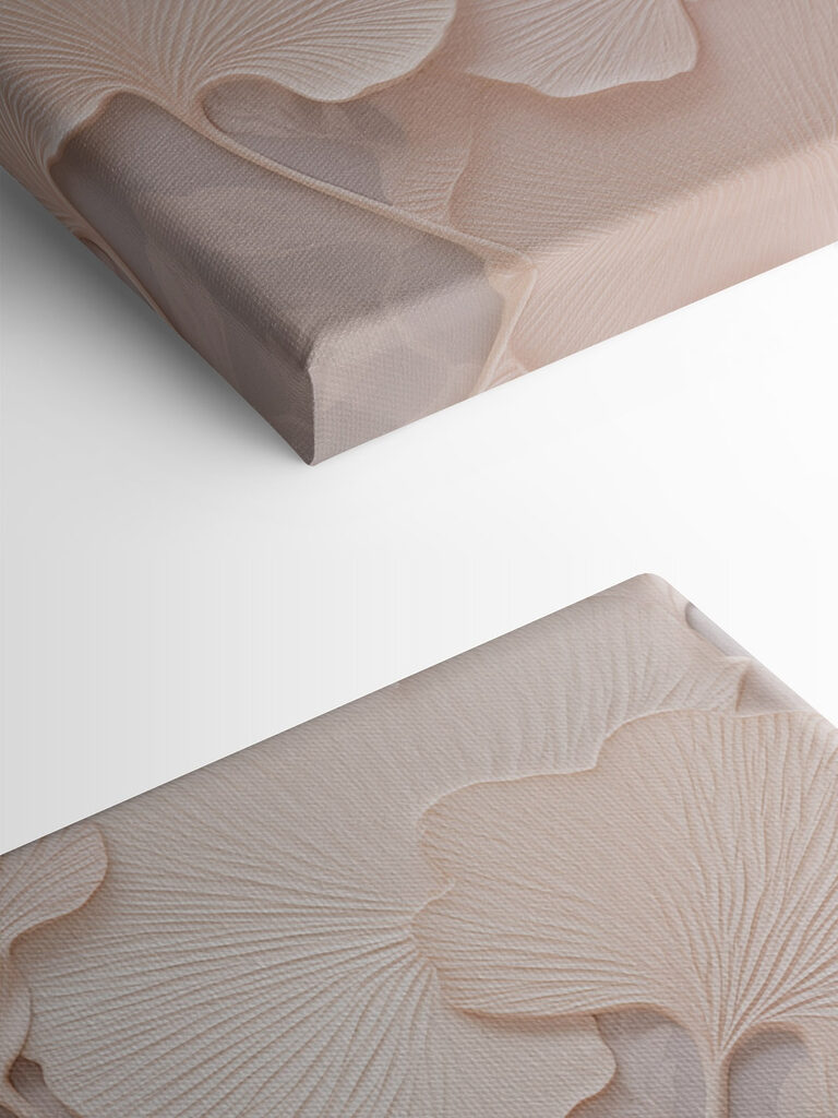 Group of white leaves