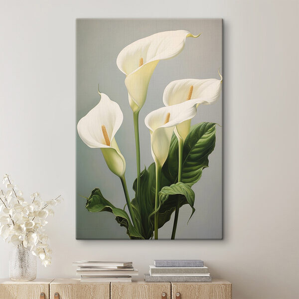 Fleurs blanches élégantes dans une lumière douce Fleurs blanches élégantes dans une lumière douce