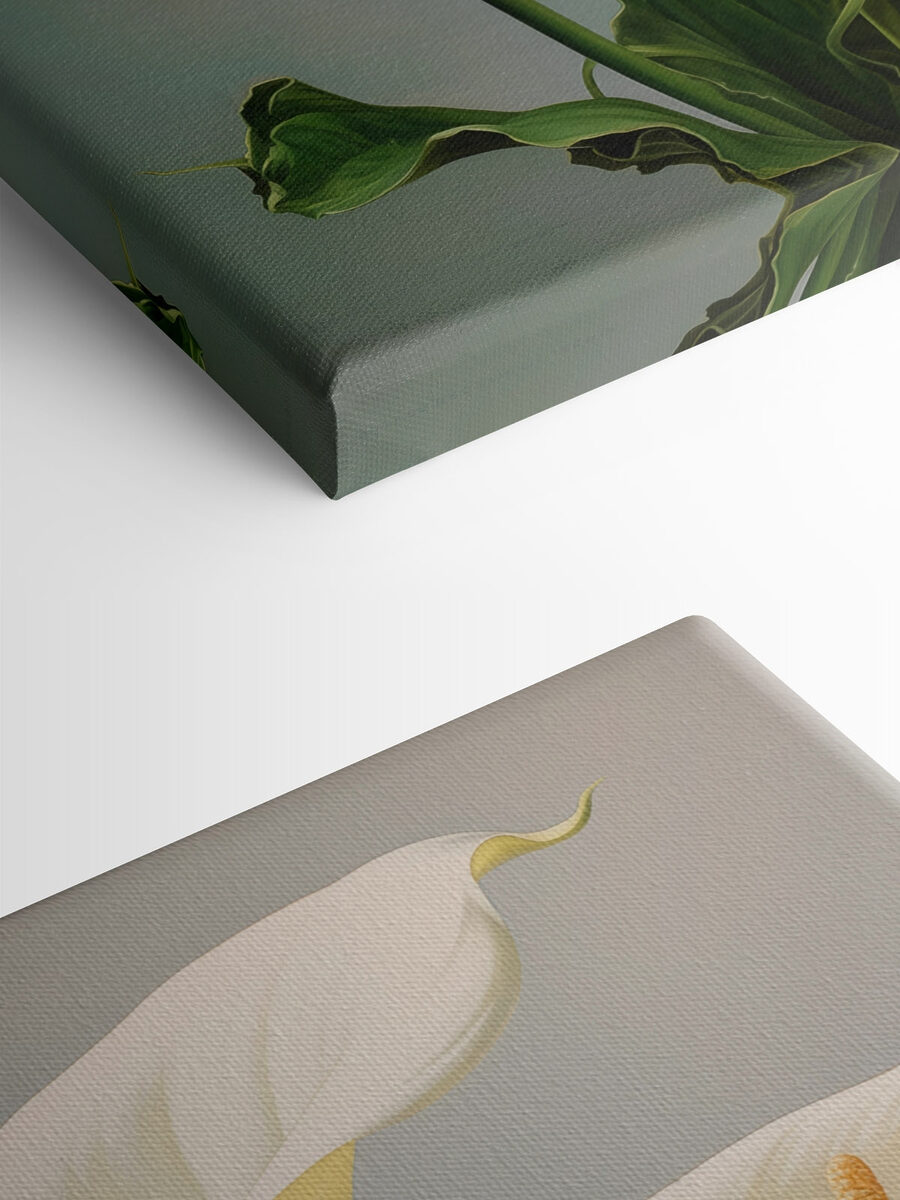 Fleurs blanches élégantes dans une lumière douce