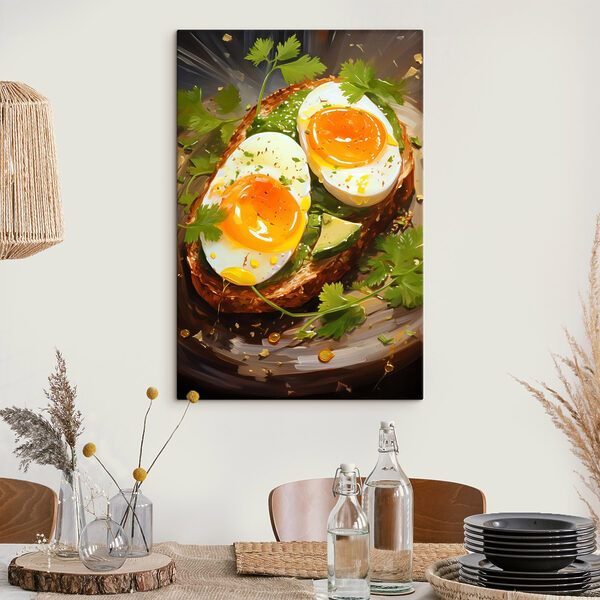 Délices du petit-déjeuner sur toast à l'avocat. Délices du petit-déjeuner sur toast à l'avocat.