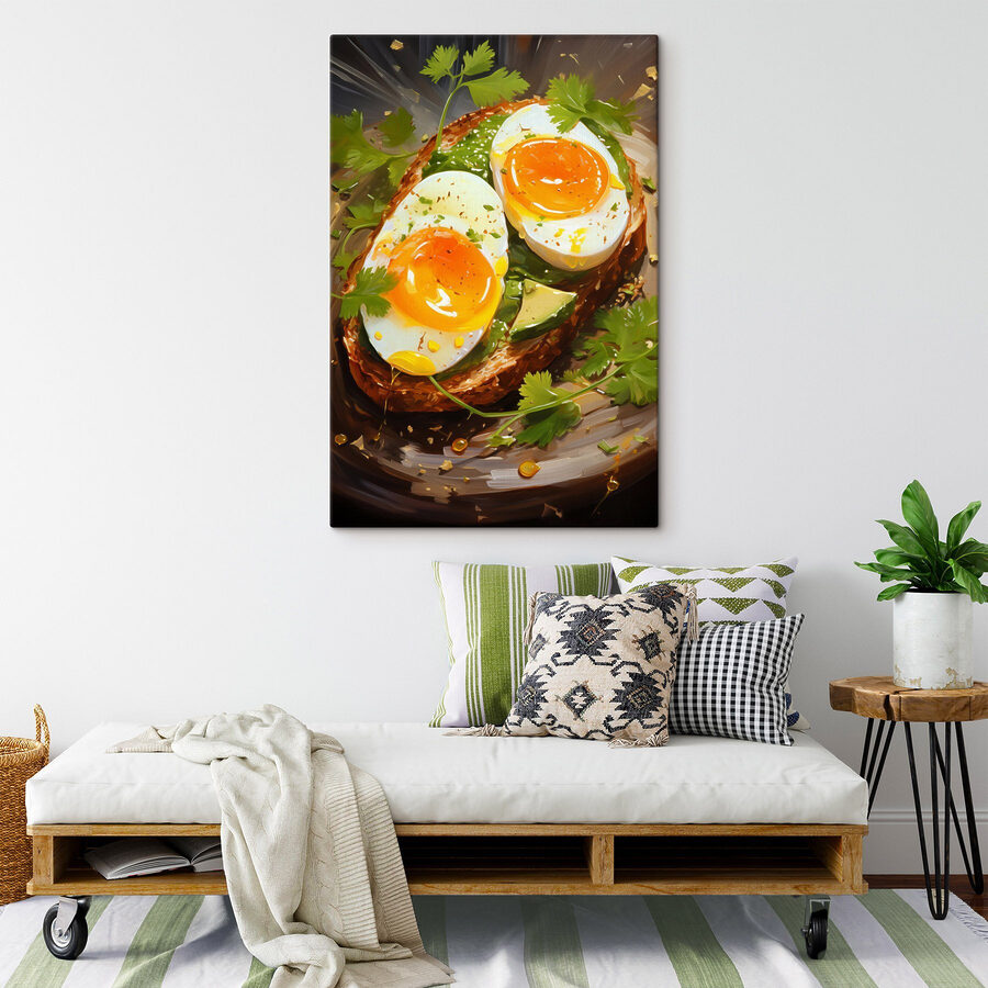 Délices du petit-déjeuner sur toast à l'avocat. Délices du petit-déjeuner sur toast à l'avocat.