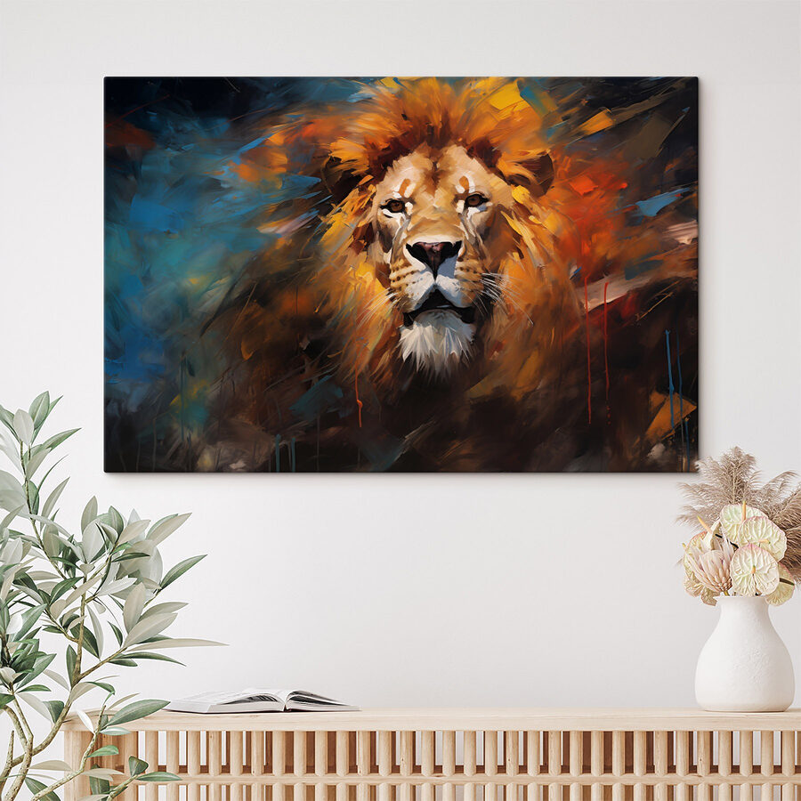 Lion à crinière Lion à crinière