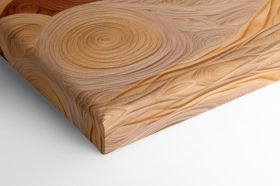 Pièce d'art en tissu avec des lignes ondulées Pièce d'art en tissu avec des lignes ondulées