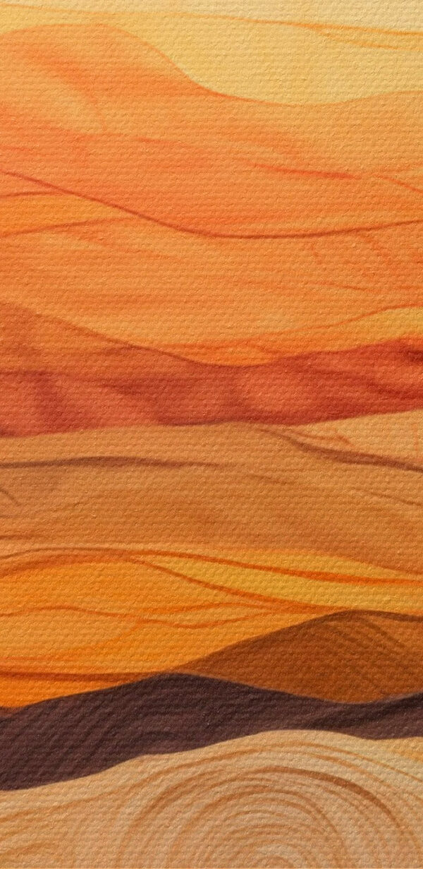 Pièce d'art en tissu avec des lignes ondulées Pièce d'art en tissu avec des lignes ondulées