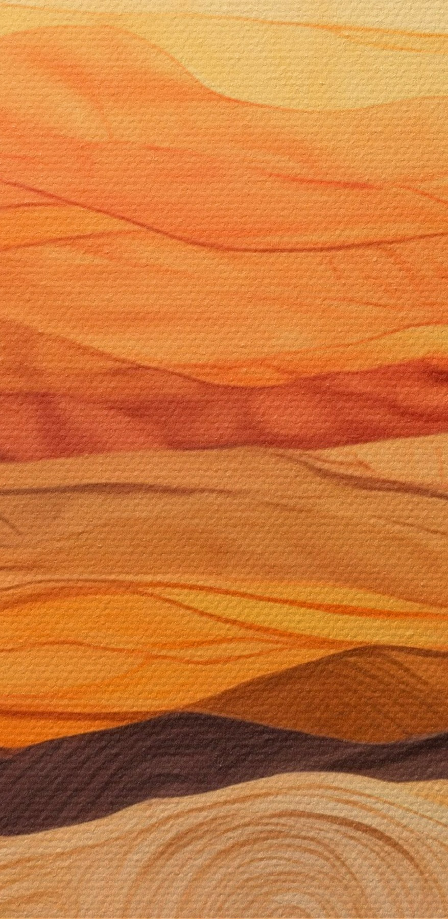 Pièce d'art en tissu avec des lignes ondulées Pièce d'art en tissu avec des lignes ondulées