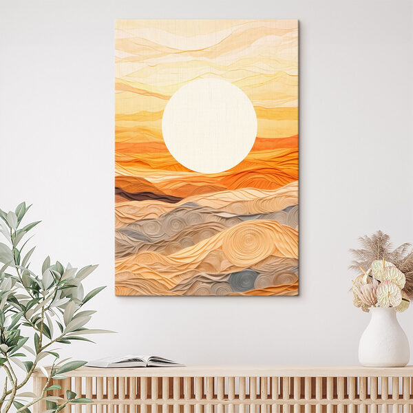 Soleil sur un désert Soleil sur un désert