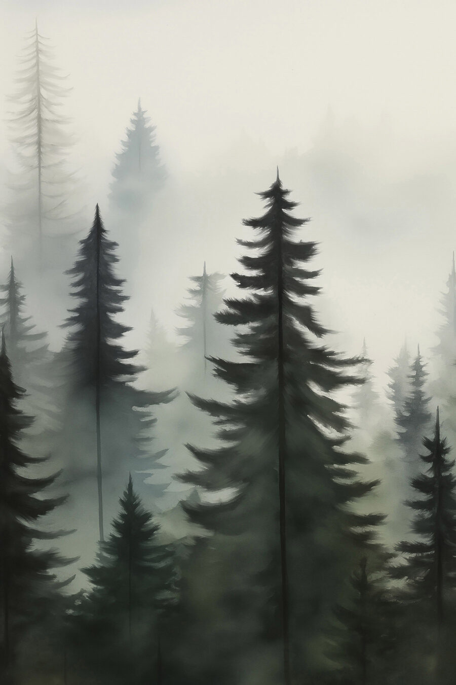Groupe d'arbres dans une forêt Groupe d'arbres dans une forêt