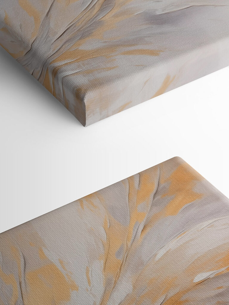 Abstract swirls of warm tones