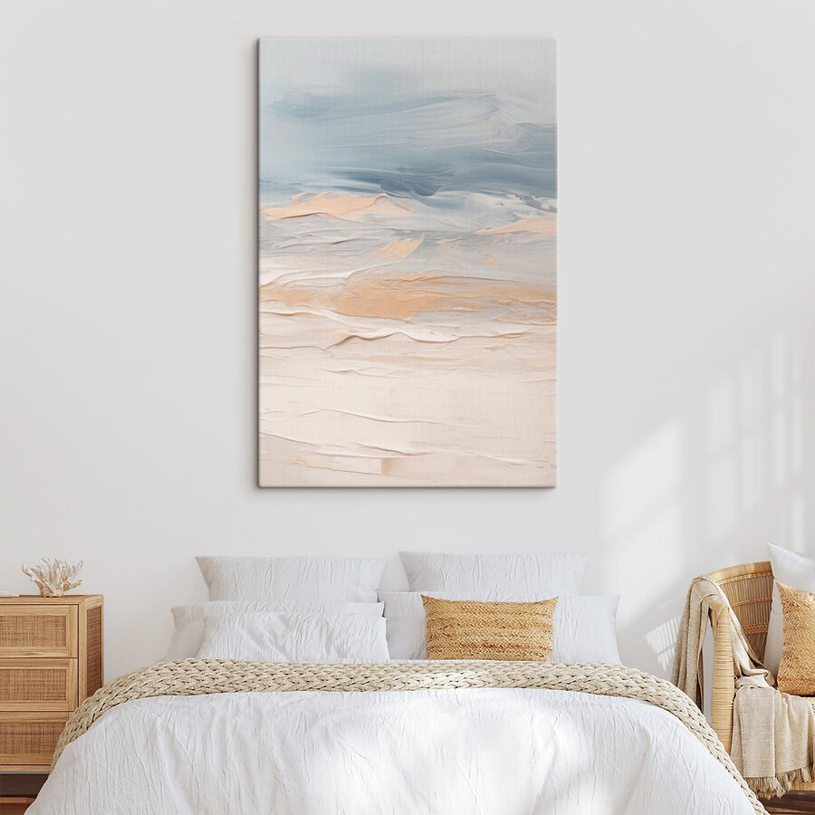 Vagues abstraites dans des tons pastel