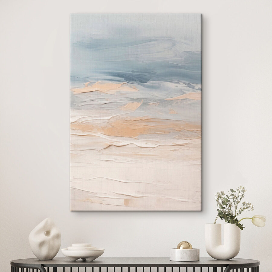 Vagues abstraites dans des tons pastel