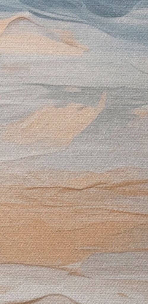 Abstract waves in soft pastel hues